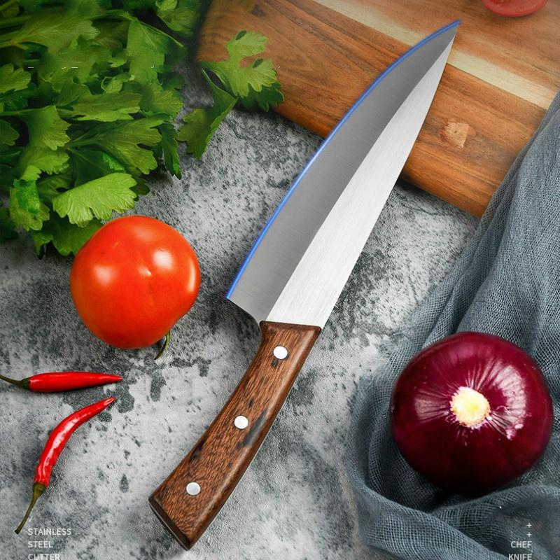 Kitchen Knife Wooden Handle Butcher Knife 4Cr13Mov Professional Kitchen Knife Boning Knife