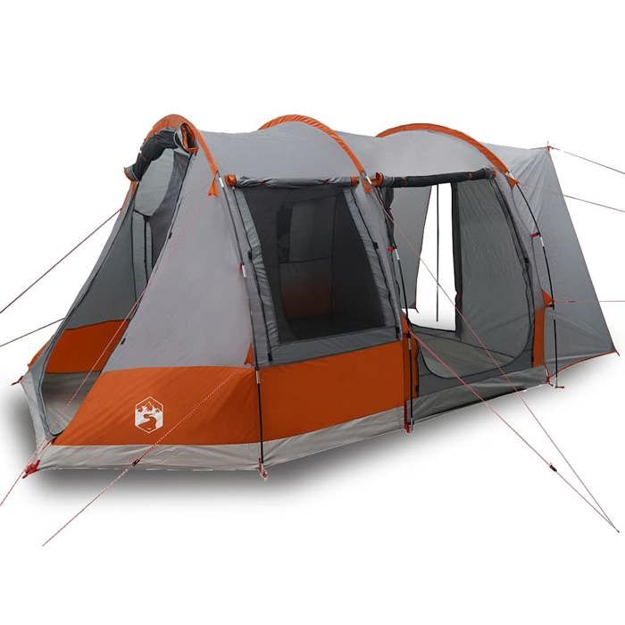 Maison Exclusive - Tente de voiture 2 personnes gris et orange imperméable