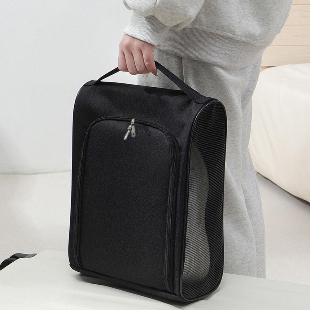 2026 New Black Oxford Cloth Travel Shoe Storage Bag Travel Portable Business Shoe Slipper Bag Football Bag And Basketball X2S3