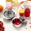 Steel Manual Citrus Juicer with Strainer Bowl Efficient Lemon Juice Extraction Tool Ergonomic Handle Home Kitchens Use