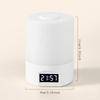 LED Touch Desk Lamp USB Chargeable Dimmable Table Lamp with Calendar Clock Bedside Night Light Decoration Reading Sleep Light