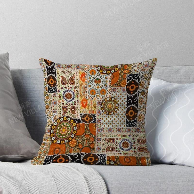 Fall Home Decor Autumn Living Room Throw Pillow Cover Sofa Boho Cushion Cover Morocco