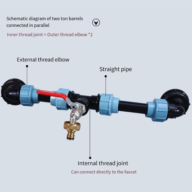 IBC Tank Vertical Stacking Connection set Weatherproof Design Outdoor Use weight  flows Systems for IBC Containers