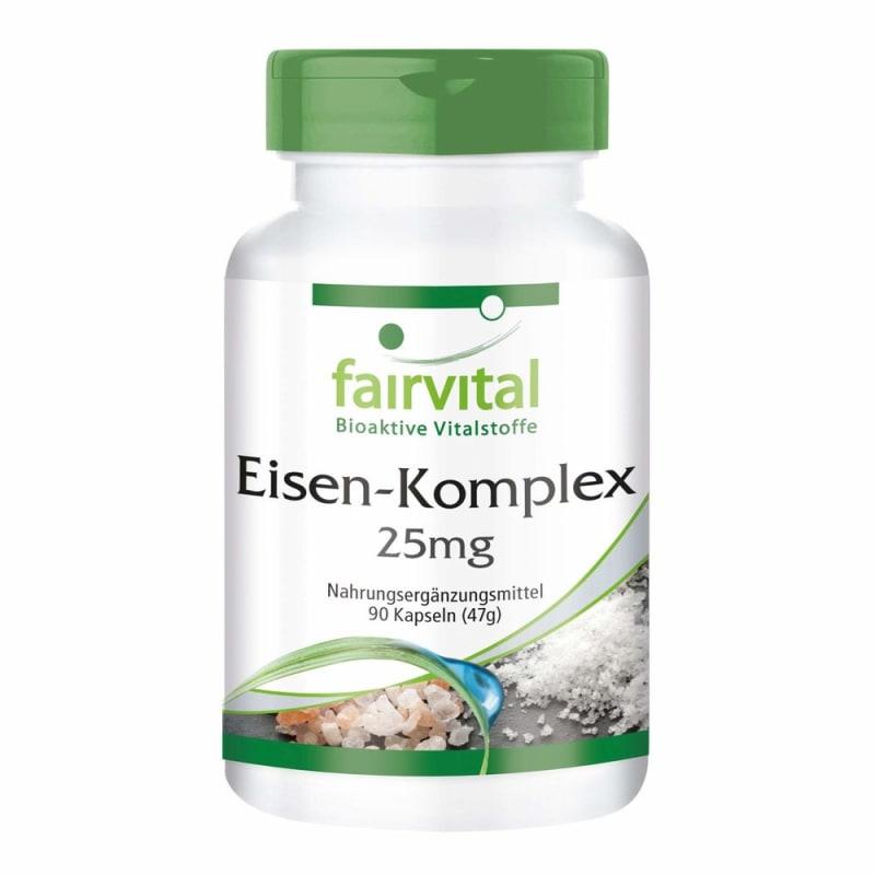 

Fairvital Iron Complex 25 mg 90 Capsules