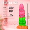 Women's Hemp Rope New Anal Plug Special-shaped Silicone Penis Soft Mixed Color Simulation Masturbator