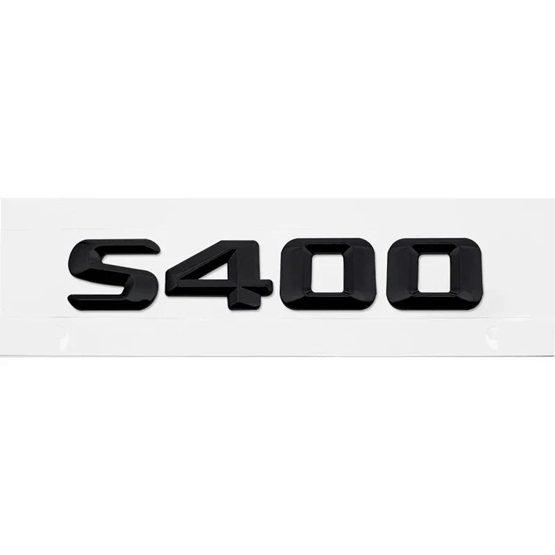 Car Rear Emblem Sticker Trunk Tail Badge Decal for Mercedes Benz S400 S420 S430 S450 S500 S550 S600 S650 Exterior Accessories YW3