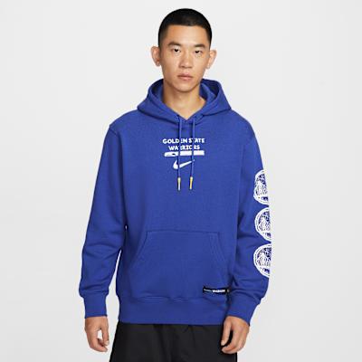 Nike Sweatshirts Men s Rush Blue/Amarillo Yellow Hooded Moderate S