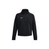 Solid Color Logo Half-Zip Jacket Women Tops Black 1379492-001