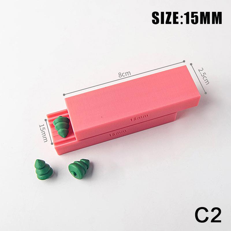 

3D Рождественская елка Ролик для бусин из мягкой глины Форма для рождественской елки Разных размеров Сделай сам Ручной работы Подвеска для серег Украшение Инструменты для керамики C2