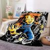 Chucky Child's Play Horror Movie Print Flannel Blanket Cozy Warm Throw Bedroom Sofa Birthday Present Indoor Home Holiday Decor