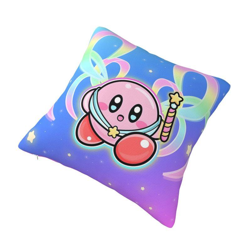 Custom Kirbys Video Game Pillow Case 40x40cm Cartoom Anime Modern Cushion Cover Square Pillowcase