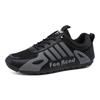 Summer mesh breathable casual shoes sports running black soft-soled labor insurance shoes