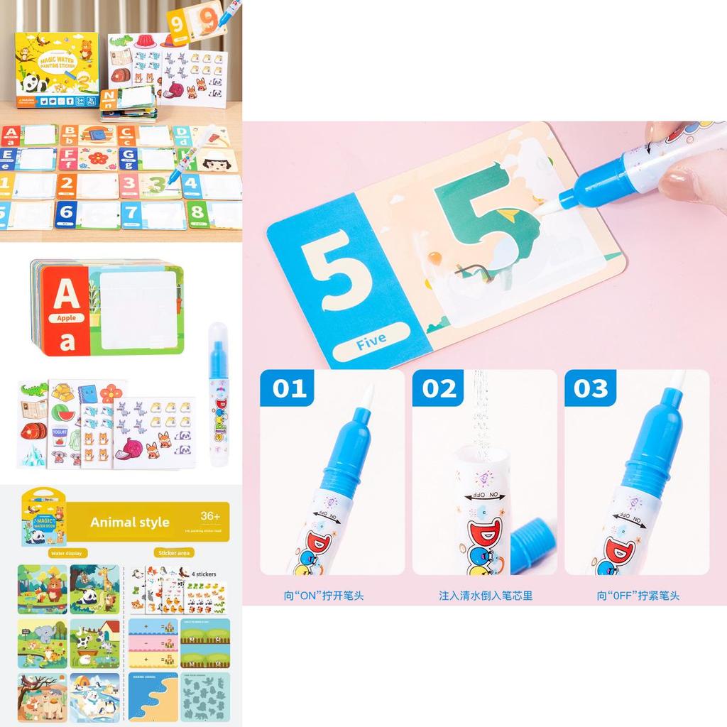 Water Painting Book For Kids With Ocean Animals Reusable Waterbased Art For Early Learning And Creativity