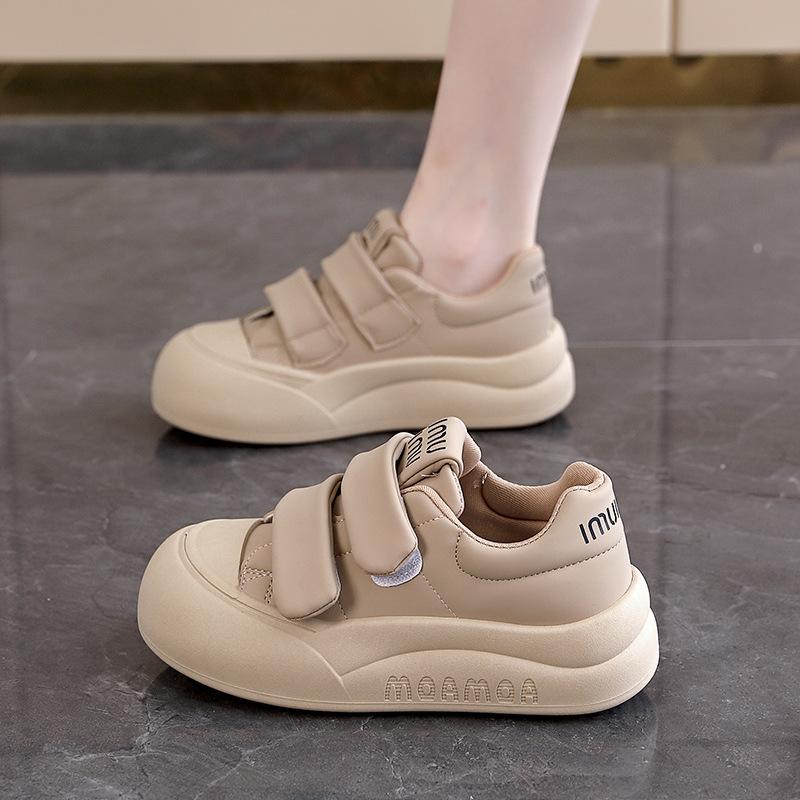 

Осень новая корейская версия ins плоские белые туфли женские трендовые повседневные студенческие кроссовки женские кроссовки NK 35 хаки