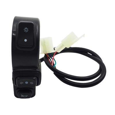 3 In1 Motorcycle Switch Electric Bike Scooter ATV Quad Light Turn Signal Horn ON/OFF Button For 22mm Dia Handlebars Motorbike