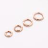 Zinc Alloy Electroplated Spring Ring Keychain & Jewelry Buckle