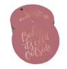 Inkdotpot Real Gold Foil Baby It's Cold Outside Baby Shower Tags Favor Hang Paper Tags 100