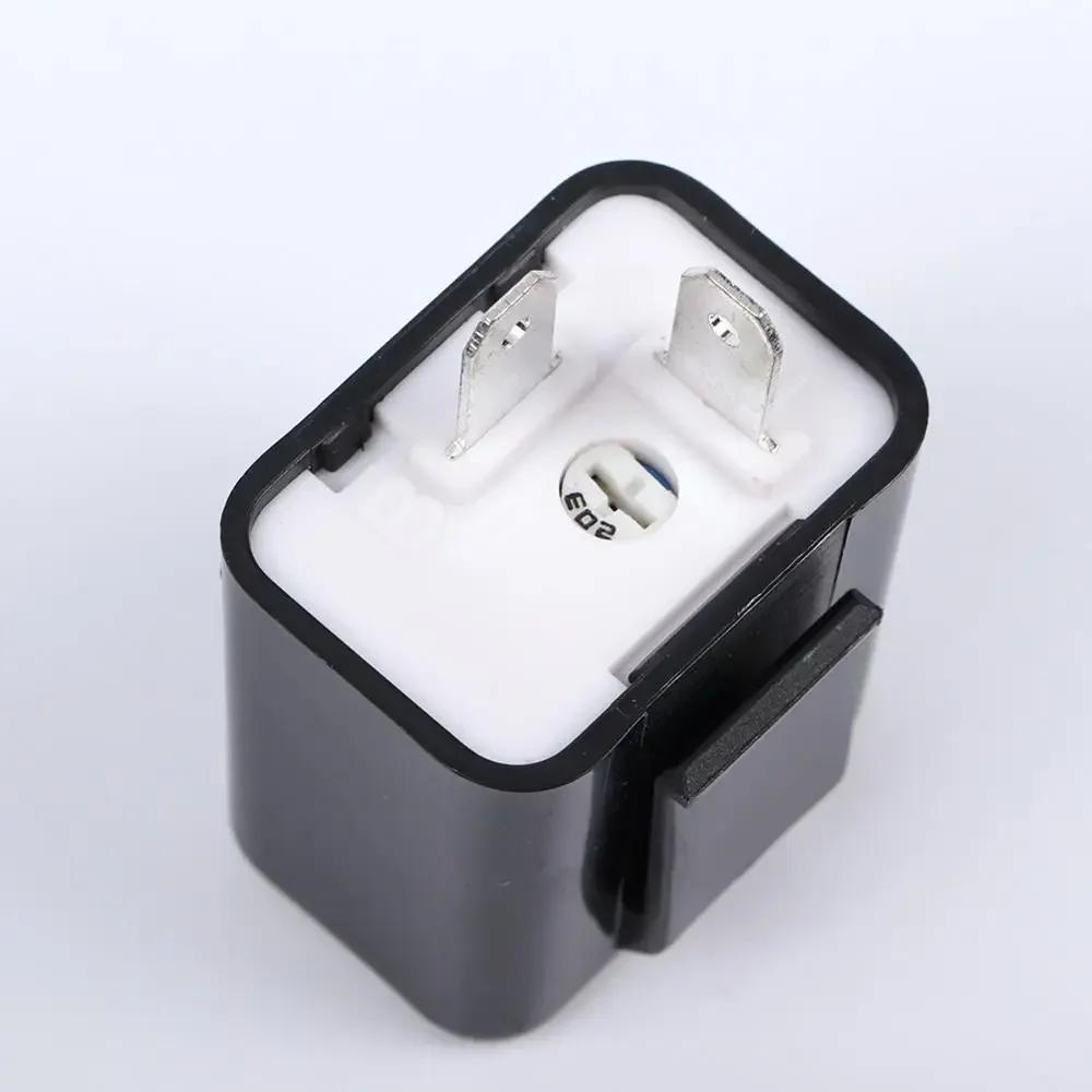Releu LED Intermitent Motocicletă 2 Pini Frecvență Reglabilă Semnalizare Intermitent Indicator Relee Intermitente Pentru Accesorii Motocicletă