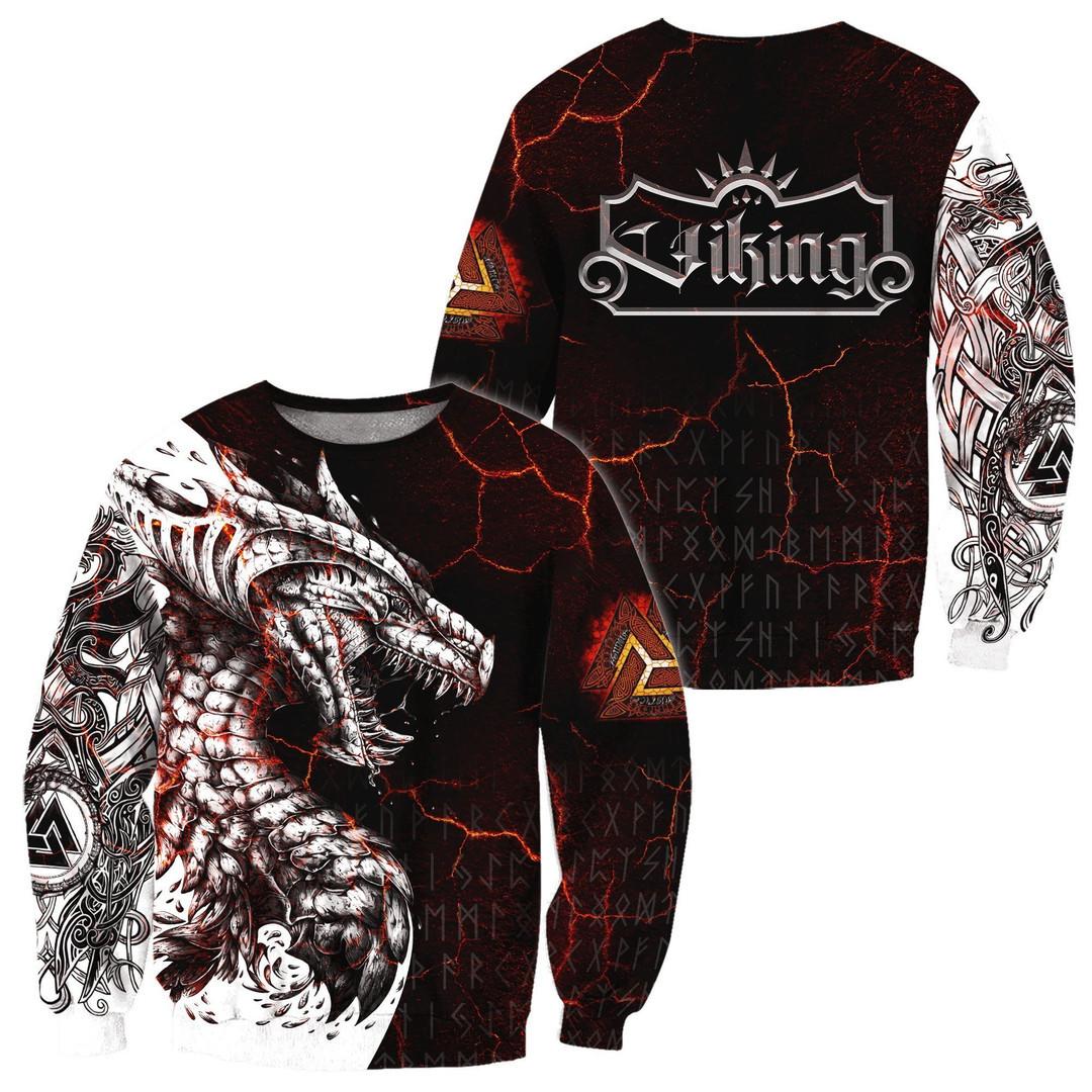 

Sweatshirt Men s Loose and Comfortable Long-sleeved Pullover Top Fashionable 3D Digital Tattoo Printed Sweatshirt XS