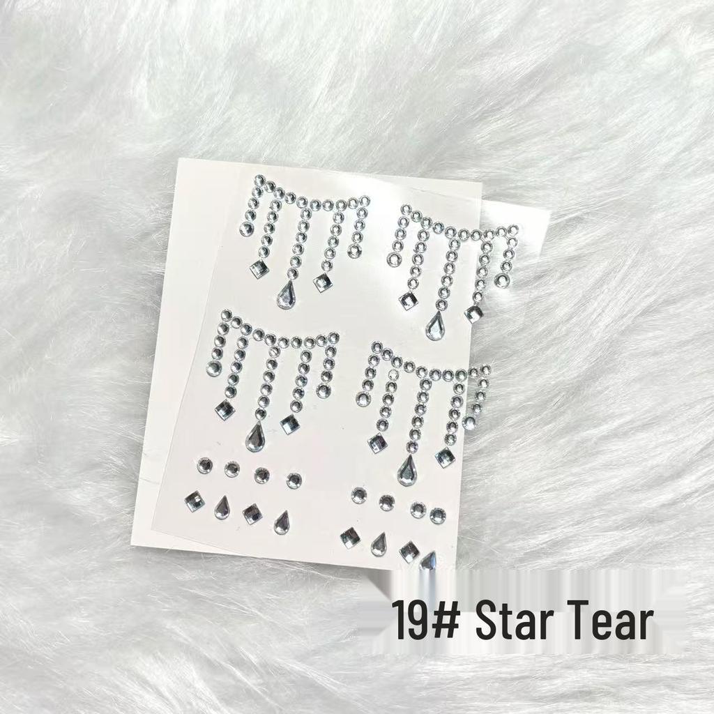 Children's Cartoon Crystal Gem Rhinestone Stickers - Decorative Diamond Decals for Toys & Stage Performance