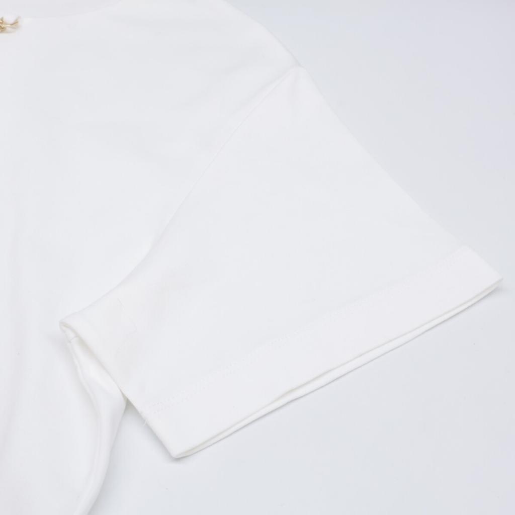 Louis Vuitton [Excellent Condition/Domestically Authorized/Made In 2014] RW242WW UOL FRTS59 Flocked LV Short Sleeve T-Shirt Tops S whiteUsed