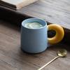 High Value Ceramic Moon Mug Retro Style Household Cup Breakfast Milk Cup Water Cup Juice Cup Coffee Cup