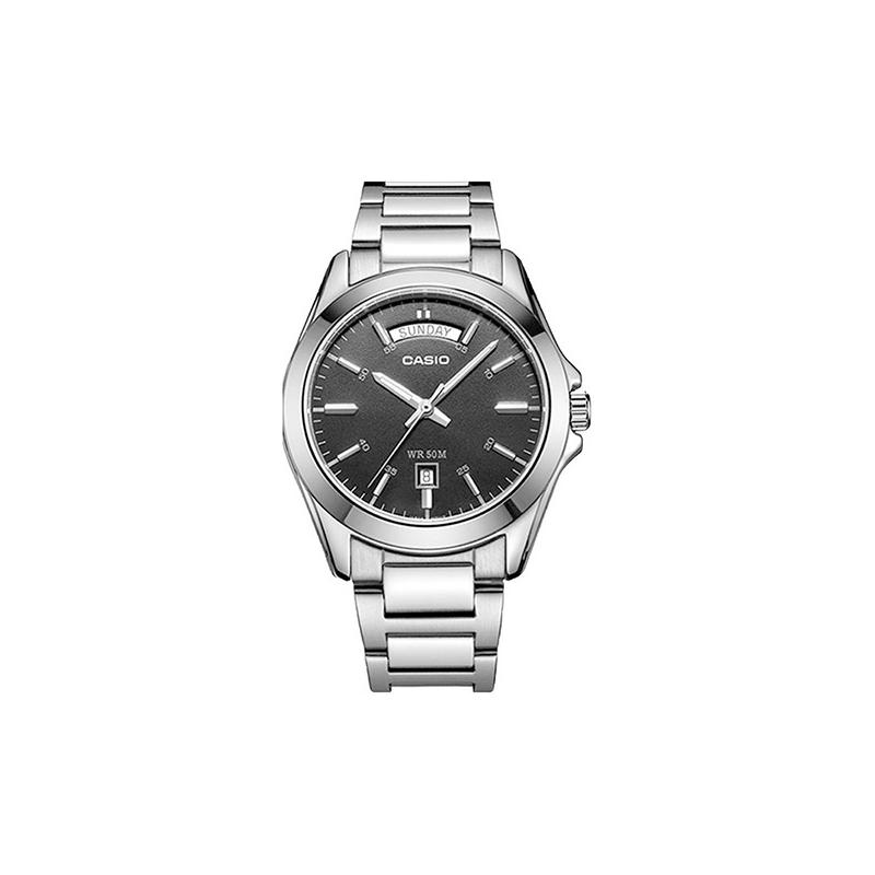 

Casio STANDARD Series 50 m Waterproof Fashion All-match Quartz Movement Stainless Steel Strap Japanese and Korean Watch Men s Watch MTP-1370D-1A1 чёрный