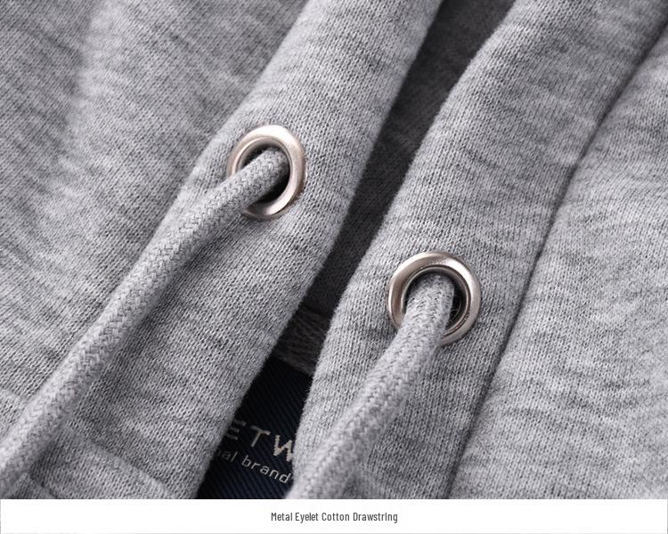 Men's American Heavyweight Velvet Jacket - Fleece Lined, Thick, Warm, Zip-Up, Hooded Sweatshirt for Autumn/Winter