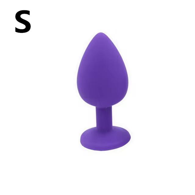 S/M/L 100%Silicone Butt Plug Anal Plugs Unisex Sex Stopper 3 Different Size Adult Toys for Men/Women Anal Trainer For Couples SM
