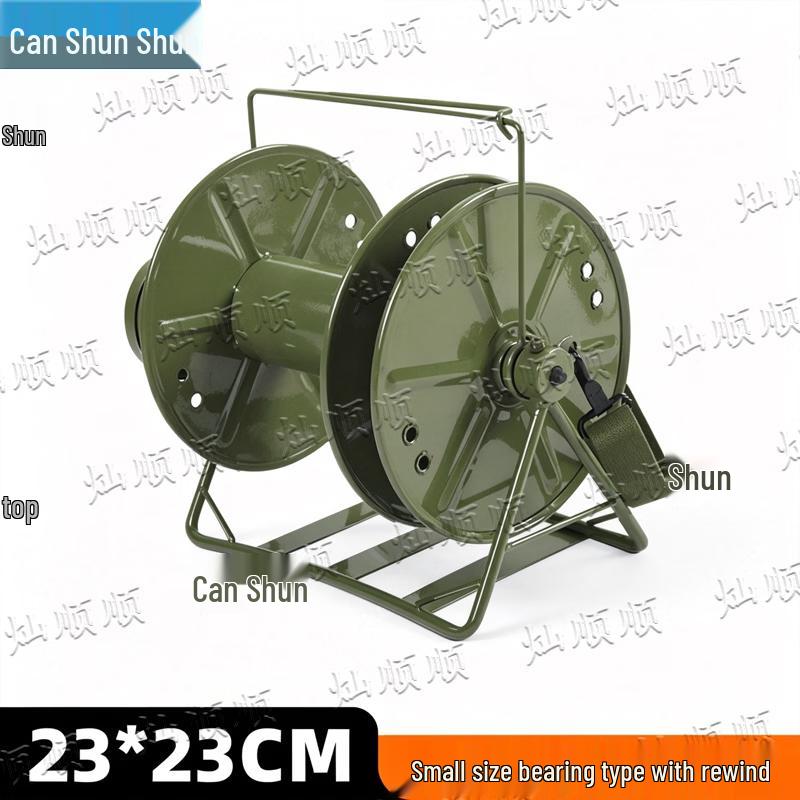 Portable Hand-Crank Cable Reel Dispenser