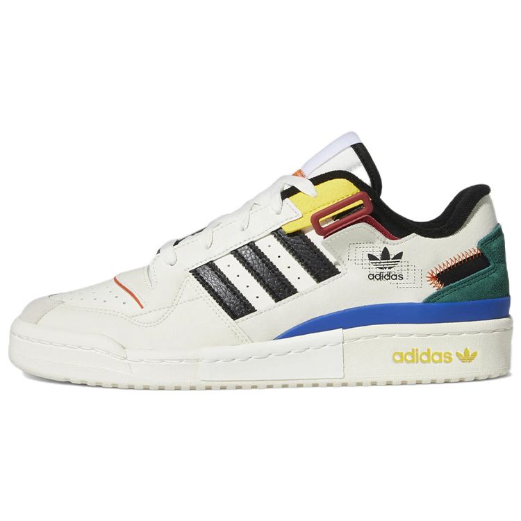 

adidas Forum Exhibit Low White Multi Мужские кроссовки Off-White Cloud-White Core-Black GW9629 40