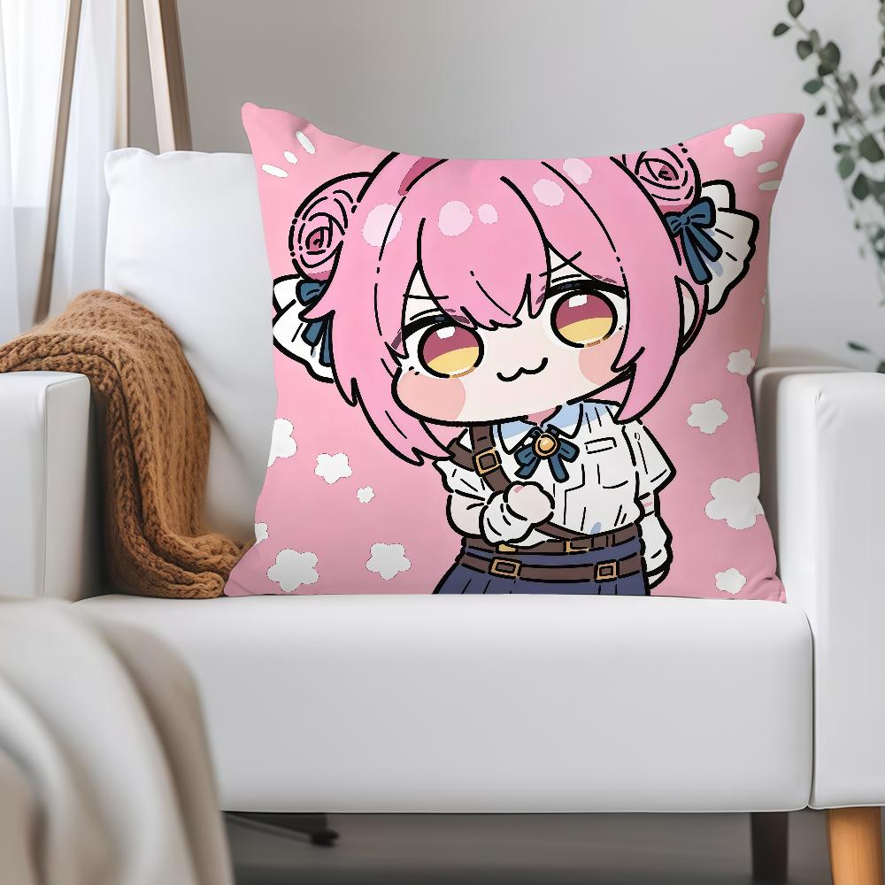 Game N-Nikke-S D-Doro Pillow Case Applicable Space For Guest Rooms Interiors Cars Office House Decoration