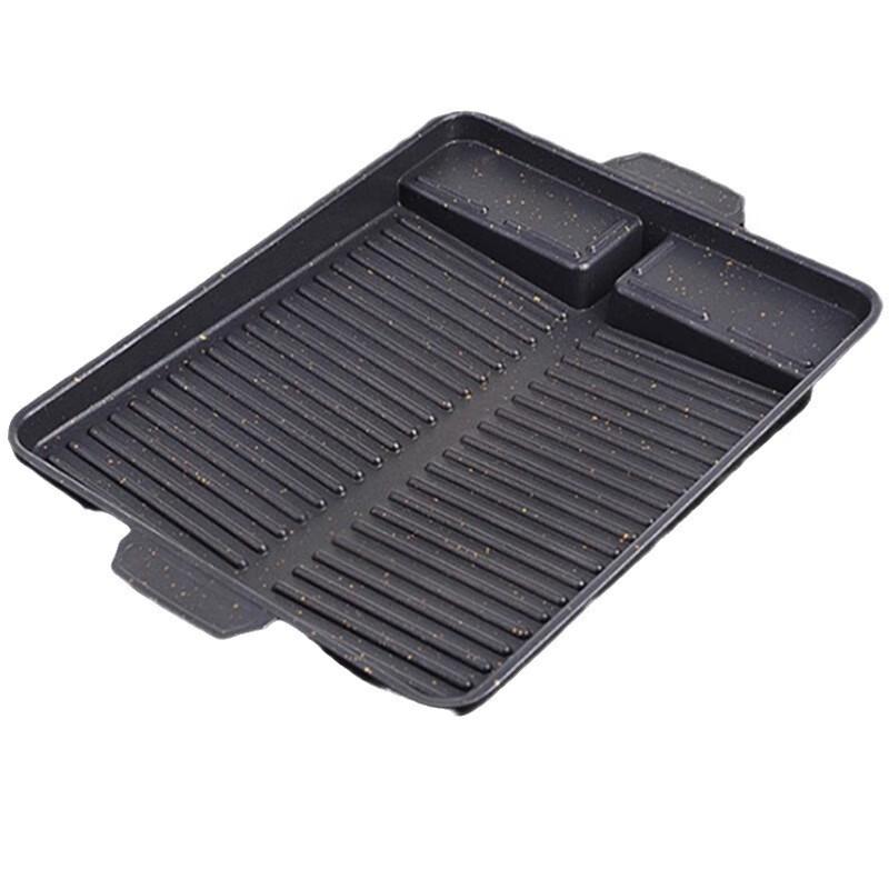 Wutuo Rectangular Cast Iron Grill Pan