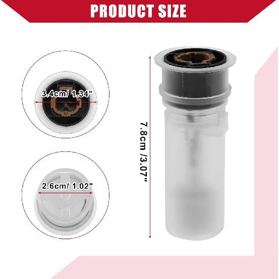 No.289111E400 Wiper Washer Windshield Fluid Level Sensor for Nissan Altima 1993-2020 / Inner/Durable Plastic Alloy / 1 Pcs Black