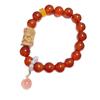 Red Agate Zhakilam Bracelet - Chinese Style Original DIY Design
