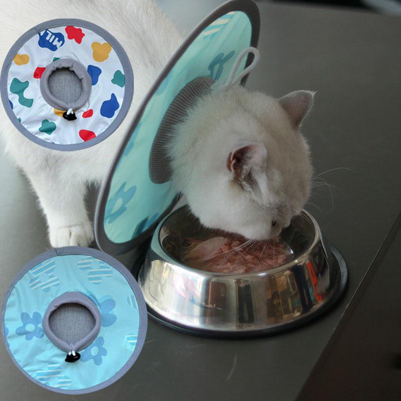 Pet Elizabethan Collar Waterproof Adjustable Post-Surgery Recovery Collar for Cat Dog Protective Prevent Licking Pet Collar