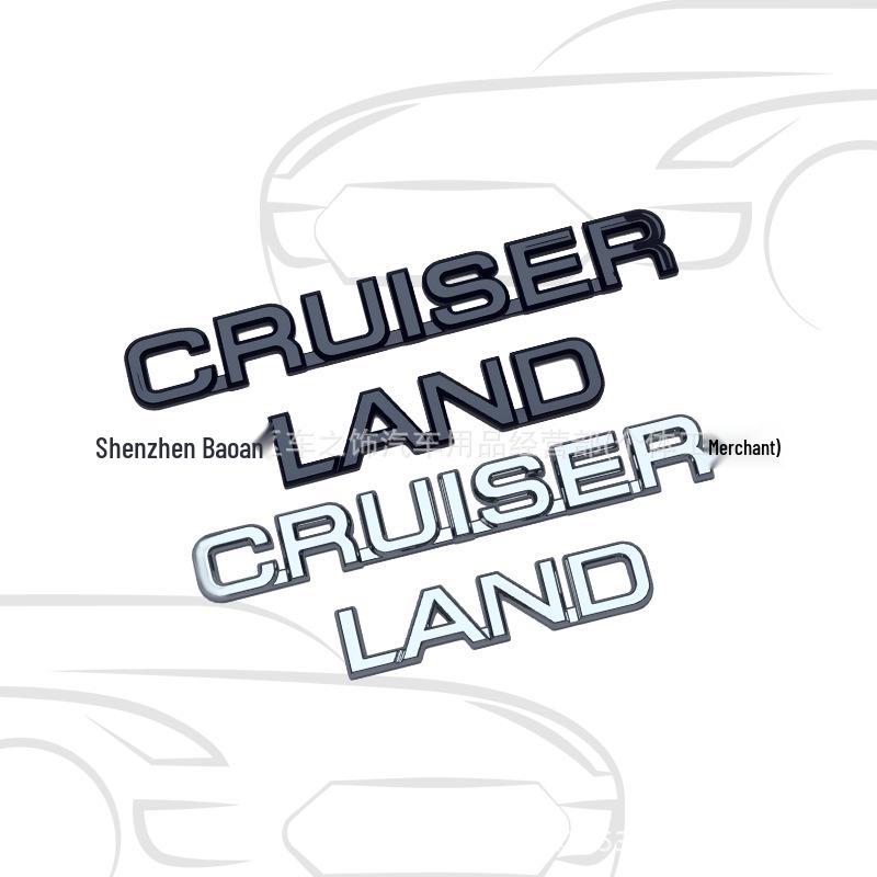 3D LAND CRUISER Heck- und Seitenlogo-Aufkleber für Auto-Modifikation