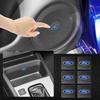 Mode Auto Knop Schakelaar Decoratieve Sticker Voor Ford Focus2 MK2 3 4 MK3 MK4 ST Mondeo Festiva Fusion Pakket Fiesta Mustang Ranger