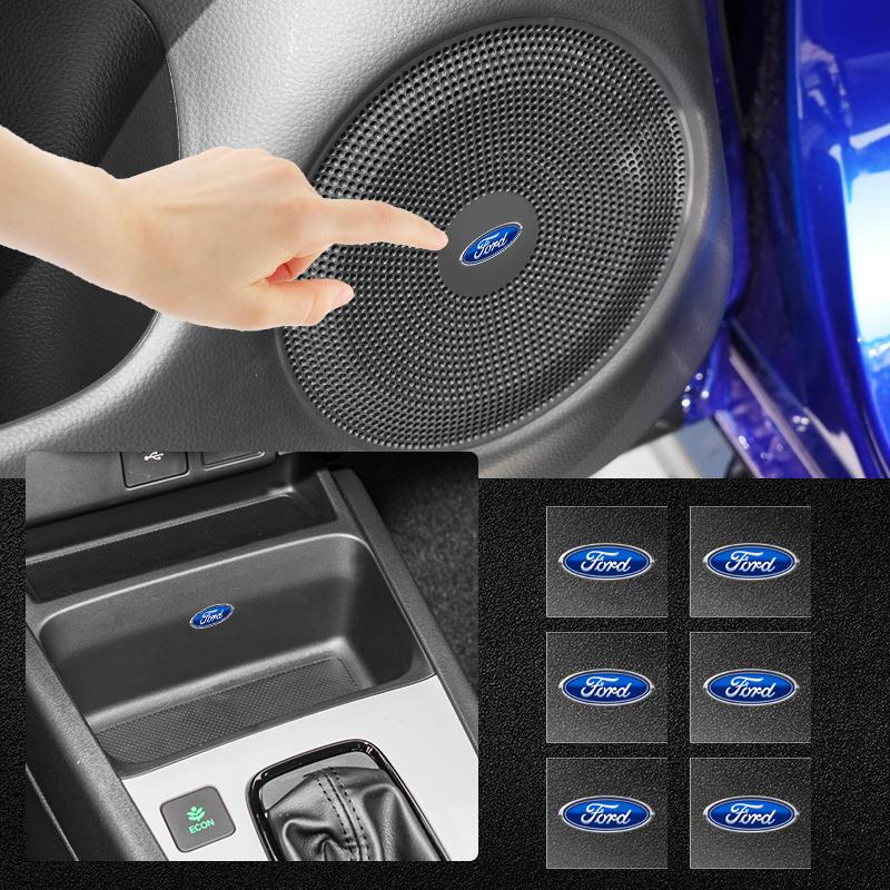Mode Auto Knop Schakelaar Decoratieve Sticker Voor Ford Focus2 MK2 3 4 MK3 MK4 ST Mondeo Festiva Fusion Pakket Fiesta Mustang Ranger