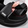 Couple's Hook and Loop Sandals Men's And Women's Summer Flat Sandals Beach Shoes Man Casual Shoes Outside Men's Sports Sandals