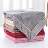 Summer Thin Single Small Blankets Cover Leg Female Travel Simple Office Nap Blanket Coral Fleece Artistic Design Trendy Delicate