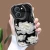 Cute Cartoon Pattern Cream Texture Casing Wavy Edge Soft Silicone Cover Phone Case for Vivo