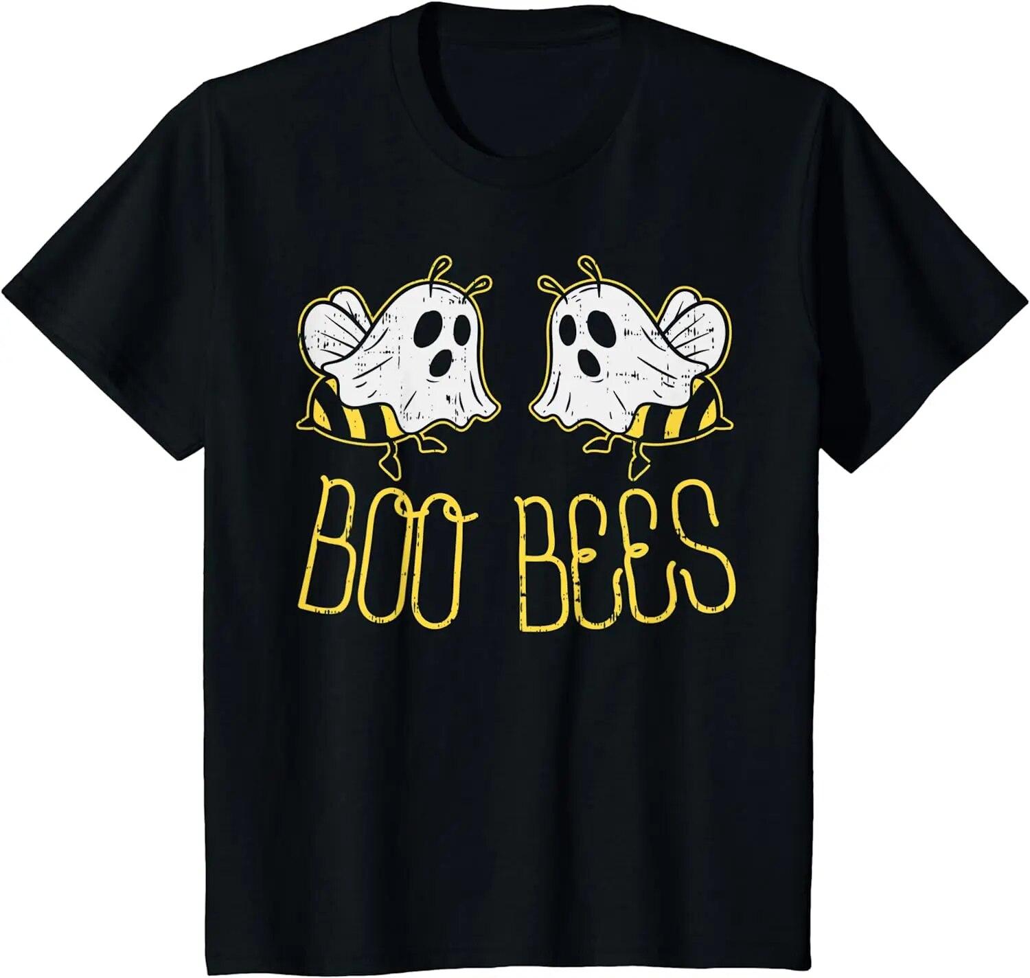 

Boo Bees Забавный парный костюм на Хэллоуин для взрослых, унисекс, женская и детская футболка с героями мультфильмов, повседневная хлопковая одежда в стиле аниме, футболки на каждый день XL