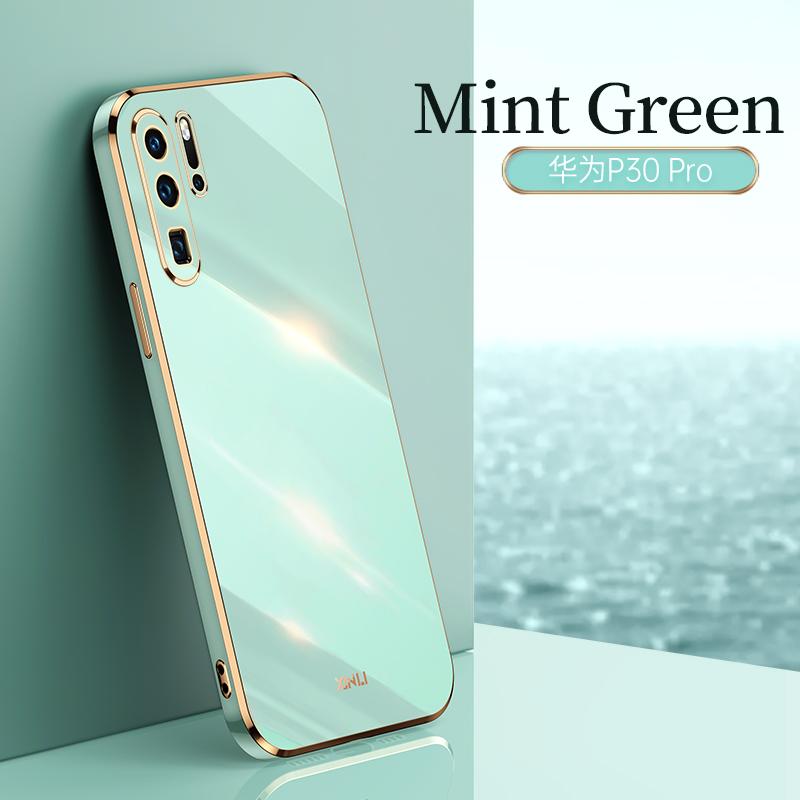 Luxury Square Plating Phone Case For Huawei P30 Pro Lite P30Pro P30Lite 5G ShockProof Soft TPU Back Cover Fundas