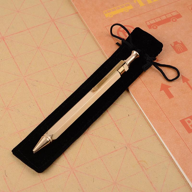 ZISIZ Brass Hexagonal Push Pen 0.5mm