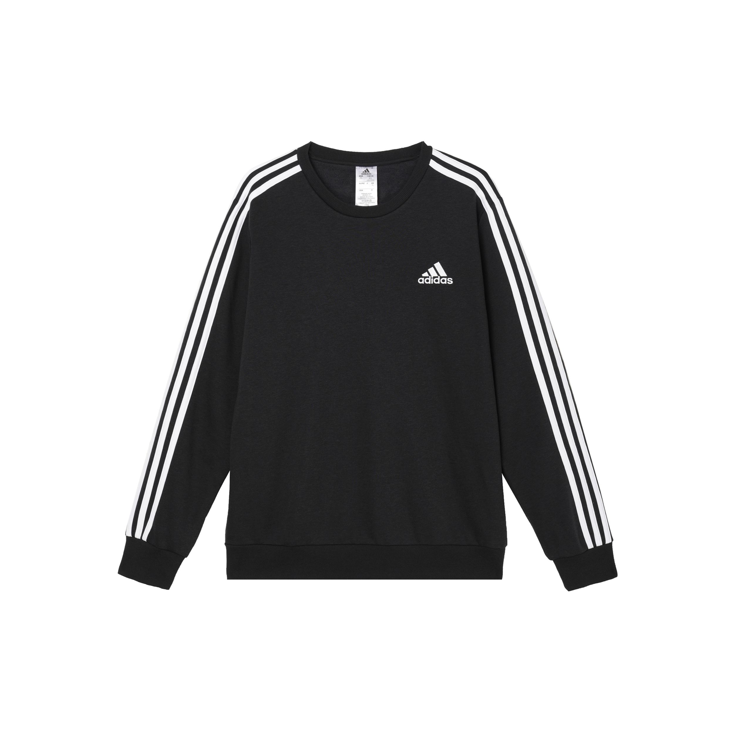

Толстовка флисовая с тремя полосками adidas Essentials, черная/белая, мужская уличная одежда GK9106 XXL