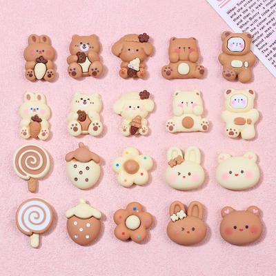 Mika DIY Small Animal Cartoon Resin Sticker Kit for Phone Cases and Cups