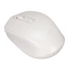 Wireless Mechanical Mouse Ergonomic Design 3 Level Adjustable DPI 1600DPI 2.4G USB Rechargeable MouseWhite