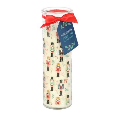 Festive Spice Nutcracker Tube Candle