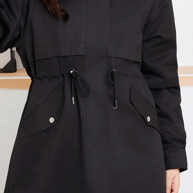 KAISER Women's Fox Fur Collar Rabbit Lined Parka